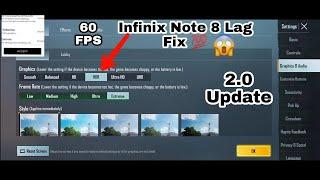  Infinix Note 8 Lag Fix  - 2.0 Update || Pubg Mobile || Dangerous Gaming || 60 FPS 