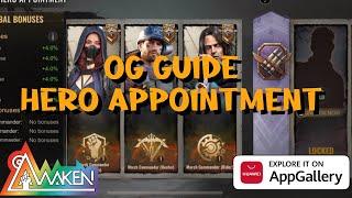 OG Guide to hero appointment in State of Survival