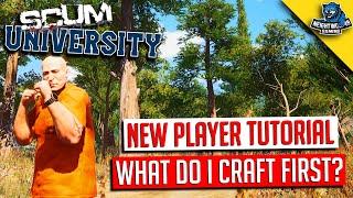 SCUM: How To Get Started! New Player Tutorial: What Do I Craft First?