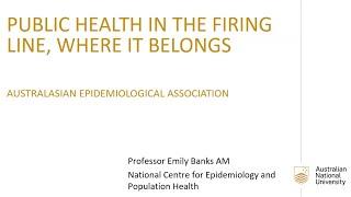 Public health in the firing line, where it belongs