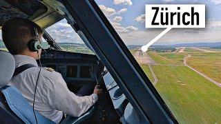 Mein erster Flug nach Zürich! Ich nehme euch mit! AeroNewsGermany