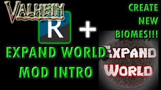 Valheim 2023: The EXPAND WORLD Mod Intro // *Create BIOMES* - Start HERE!!!