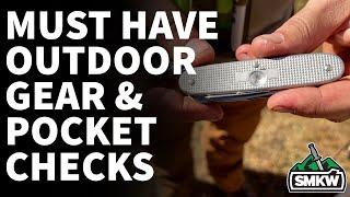 Must Have Outdoor Gear & Survivalist Pocket Checks