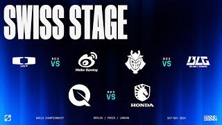 Worlds 2024 | SWISS STAGE DAY 9 | DK vs WBG - G2 vs BLG - FLY vs TL