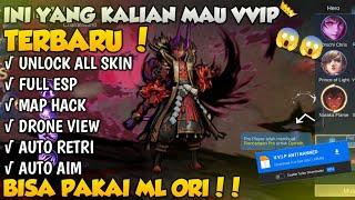 CHEAT ML MOD MENU TERBARU 2025 | UNLOCK ALL SKIN DRONE VIEW RADAR MAP AUTO AIM