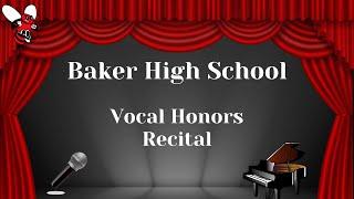 Baldwinsville Central Schools: BHS Vocal Honors Recital, January 13th, 2025