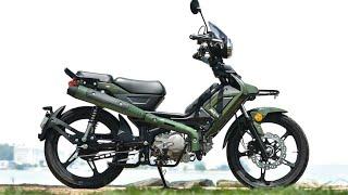 2024 Aveta Ranger Cub Cross single-cylinder air-cooled unit displacing 113cc and fed by carburettor