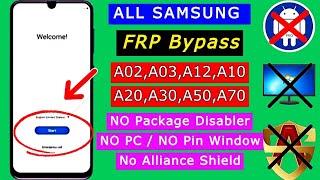 All Samsung A02/A03/A12/A20/10/A30/A50 FRP Bypass 2023 | Google Account Remove Without PC Android 11