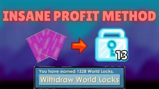 INSANE PROFIT WITH FORCEFIELD  !!! ( NO FARMING ) | Growtopia How To Get Rich 2020