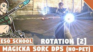 Magicka Sorcerer DPS School Part 2 - Skills & Rotation - Elder Scrolls Online PvE Guide