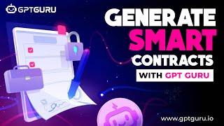 GPT Guru AI Smart Contract Generator | Guru Beta App Teaser | AI To Earn | Artificial Intelligence 