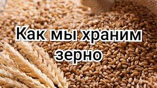 Бункер под зерно в небольших хозяйствах. Наш пример хранения зерна.