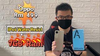 Phone Rm500 Oppo A17k 2022 ada 7GB Ram IPX4 Water Resistant dan Battery 5000mah Malaysia Set