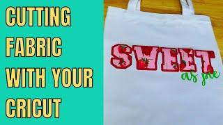 How to cut fabric with your Cricut - Bonding fabric for Cutting with heat and bond