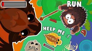 MONKEY SAVES BABY DINO in MOPE.IO // FUNNY MOMENTS