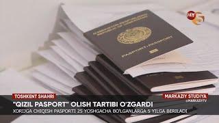 "Qizil pasport" olish tartibi o'zgardi