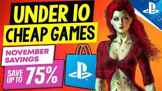 TONS of AMAZING PSN Game Deals UNDER $10! PSN November Savings Sale Super Cheap LAST CHANCE DEALS!