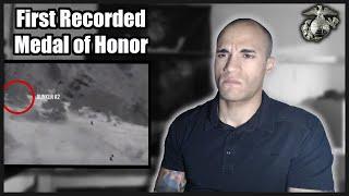 Marine Infantryman reacts to First Medal of Honor Ever Recorded