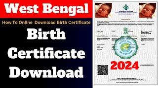 How To Download Birth Certificate West Bengal I बर्थ सर्टिफिकेट कैसे डाउनलोड । বার্থ সার্টিফিকেট WB