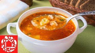 Мой любимый рецепт супа! Простой томатный Суп с Курицей и Рисом