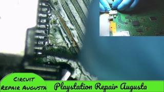 PS4 SAB-001 HDMI Repair-Replace with Trace Damage CircuitRepair Augusta