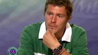 Marat Safin's interview after beating Novak Djokovic