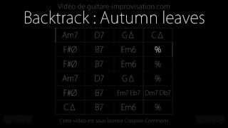 Autumn leaves : Backing track