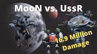 MooN vs. UssR - 16.9 Million Damage! (War Robots Gameplay by Endron)