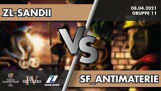 ZL-Sandii vs. SF_Antimaterie - THE SETTLERS IV WORLD CHAMPIONSHIP 2021