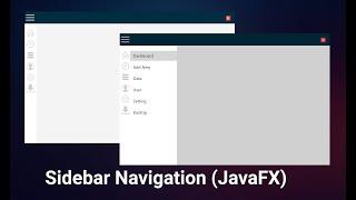 JavaFX sidebar Navigation | KEITHAYA