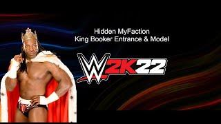 WWE 2K22 - King Booker Entrance & Model from MyFaction (HIDDEN)