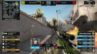 SH1RO godlike triple awp kill against  Na`Vi @dust2 | ESL Pro League Season 13