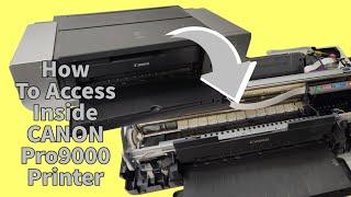 How To Remove Printer Top Cover for Maintenance or Repair Canon Pro9000 Pro9500