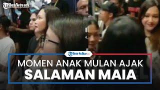 Momen Safeea Anak Mulan Jameela Bertemu Maia Estianty, Sifat Santun Ajak Salaman  Disorot Netizen