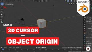 Blender Essentials: Understanding and Mastering the 3D Cursor and Individual Origin| Blender 3D