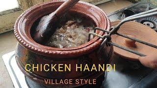 Chicken handi in #nestlecream  and #shanfoods handi masala