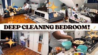 DEEP CLEANING MY DEPRESSION BEDROOM | BUSY MOM OF SIX | MAKING BRUNCH FOR MY KIDS | BEING A GOOD MOM