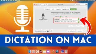 Dictation on Mac - MacBook Air, Pro, iMac Settings for Voice to Text, Speech to Text