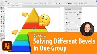 Quicktip: How To Solve Uneven 3D Bevels in Illustrator