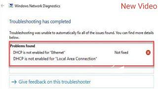 How to solve DHCP is not enabled for "Local Area Connection" 2023 dhpc is not enabled for ether