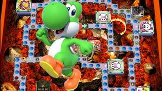 Mario Party 4 (GC) Bowsers Gnarly Party | Story Mode | Yoshi | Hard