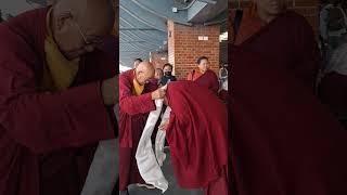 H.H Khenchen Pema Sherab Rinpoche back to india in nepal international airpot