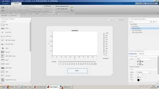 How to simulate a model through App Designer, set parameters and plot outputs in App Designer?