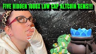 NEW! 5 HIDDEN 1000X LOW CAP ALTCOIN GEMS!