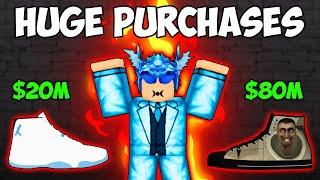 Buying HUGE Purchases In Sneaker Resell Simulator! (Roblox)