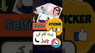 Selfie Sticker kesy bnain | Ezy Steps | What's app Stickers |