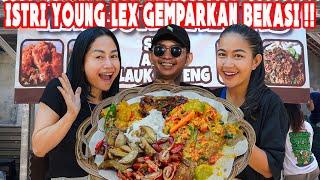 CURHAT SINGKAT ISTRI YOUNG LEX JUALAN NASI JENGKOL TERASI DI DALAM GANG!!