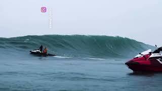 Big Wave Photog Jurg Kaufmann BTS at Nazaré’s Giant Break w/ Outex Underwater Imaging System