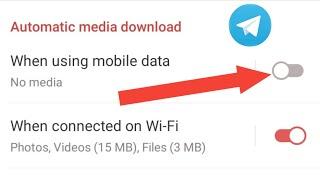 Telegram | How To Fix Auto Download Media Problem Solve | CA TECHNICAL