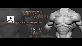 ZBrush Anatomy Studies - Teaching Stream